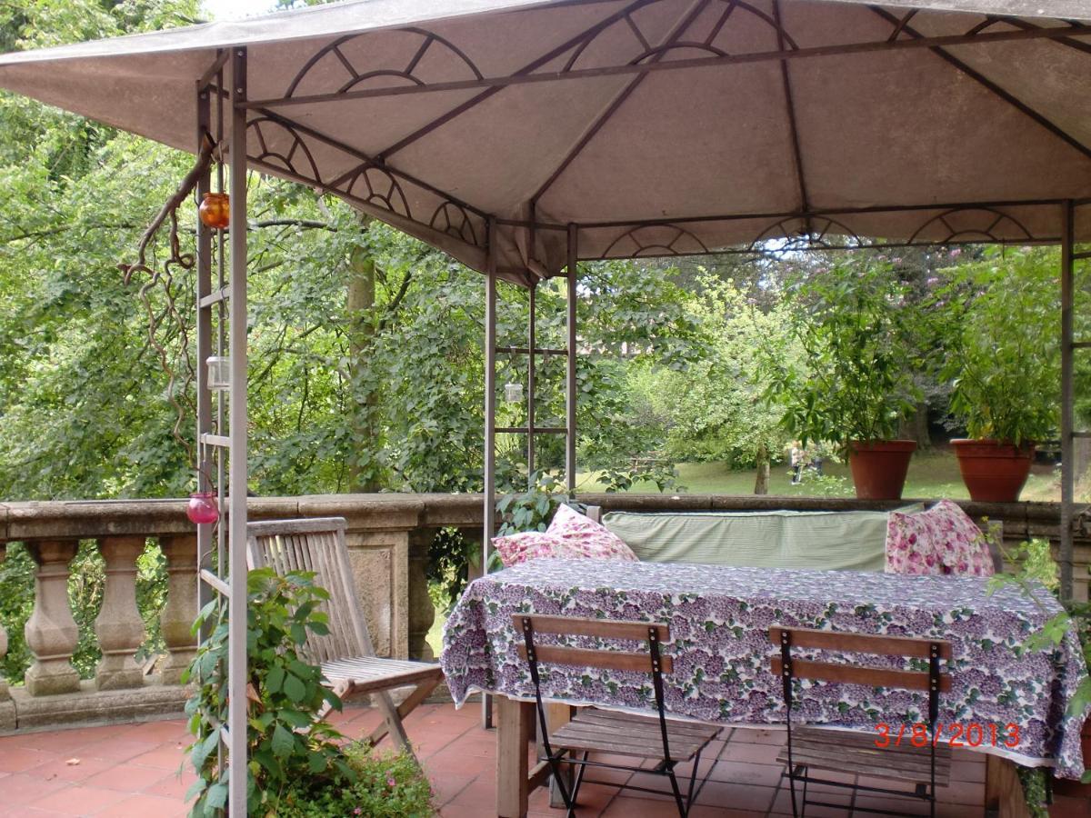 לאוף אן דר פגניץ Ferienwohnung Villa Am Fluss מראה חיצוני תמונה
