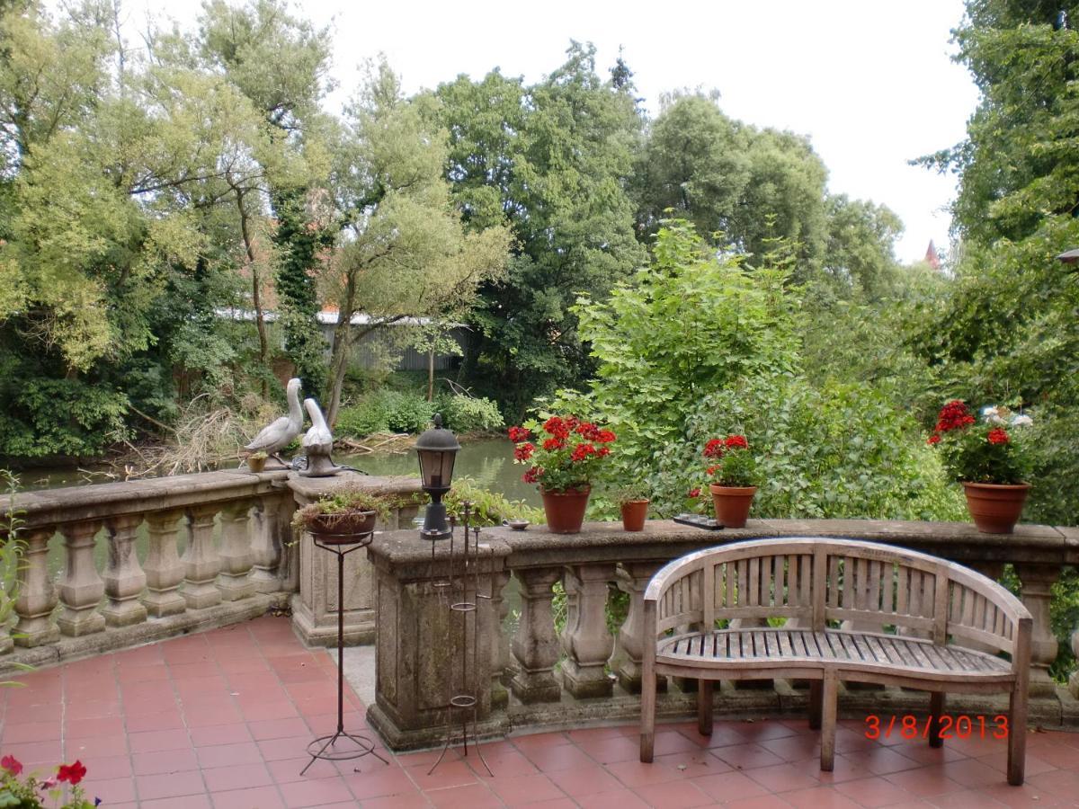 לאוף אן דר פגניץ Ferienwohnung Villa Am Fluss מראה חיצוני תמונה