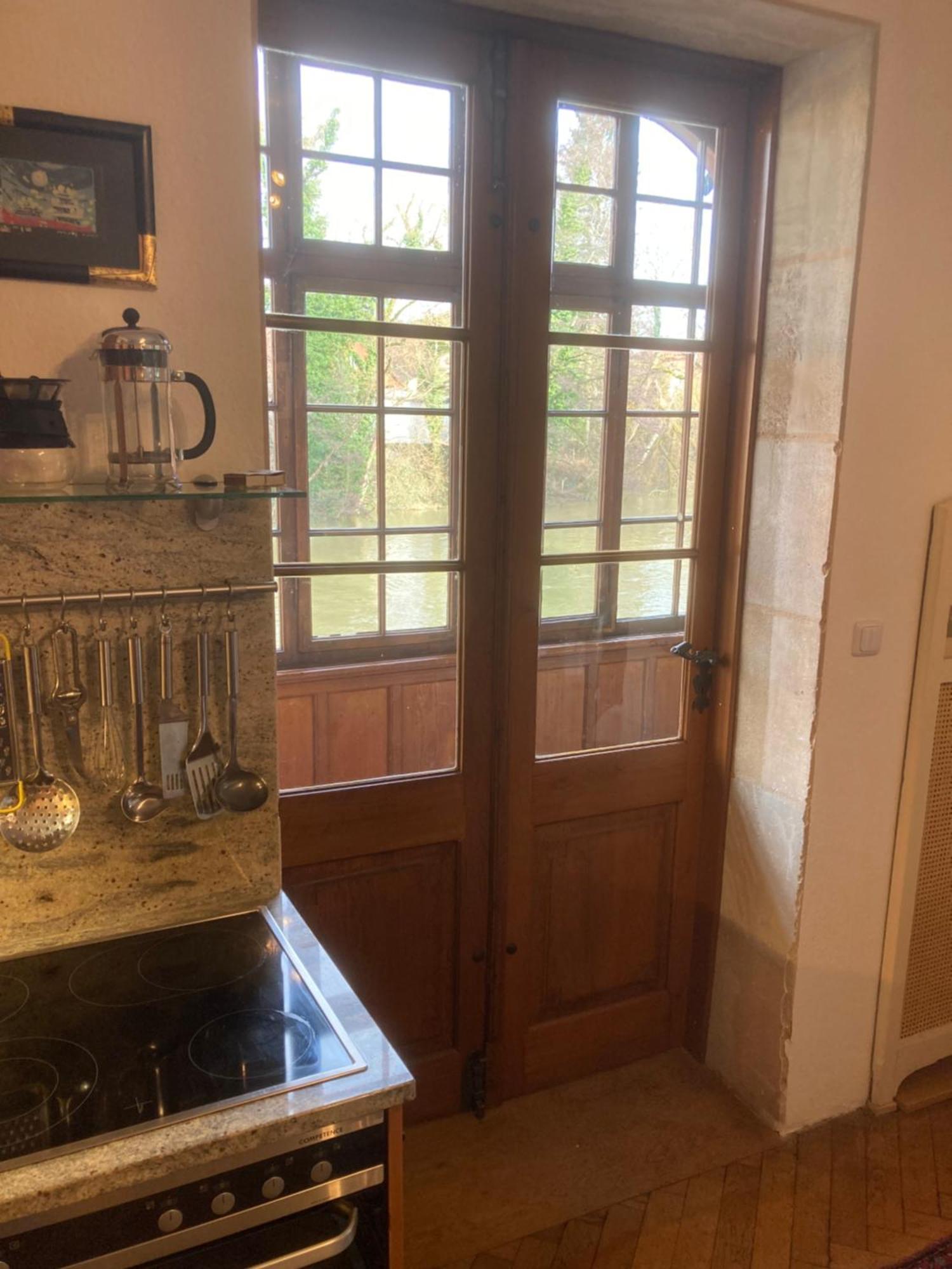 לאוף אן דר פגניץ Ferienwohnung Villa Am Fluss מראה חיצוני תמונה