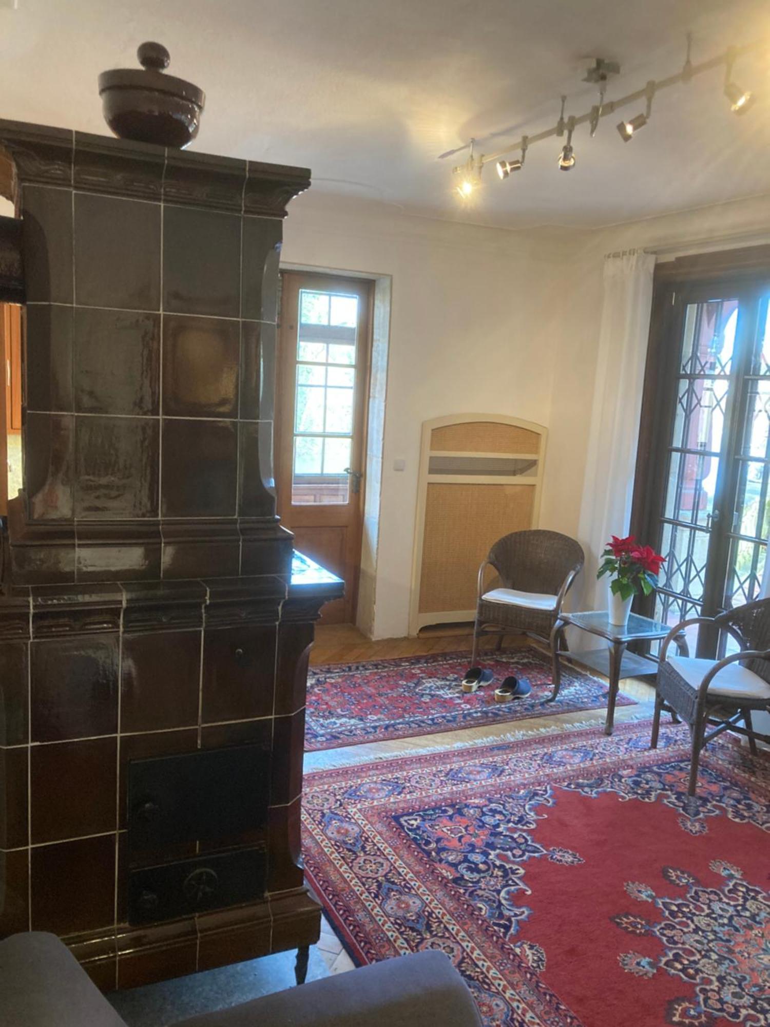 לאוף אן דר פגניץ Ferienwohnung Villa Am Fluss מראה חיצוני תמונה