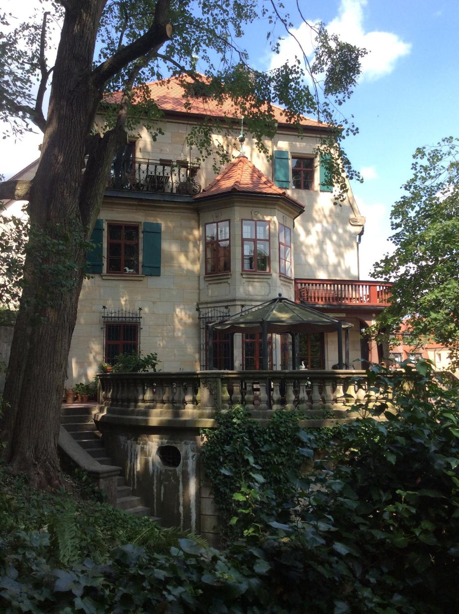 לאוף אן דר פגניץ Ferienwohnung Villa Am Fluss מראה חיצוני תמונה